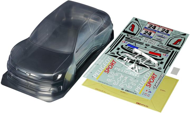 Image du produit Tamiya Peugeot 306 Maxi Body Parts Set