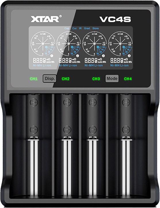 Actual product image Xtar VC4S (1 pcs., Battery + charger)