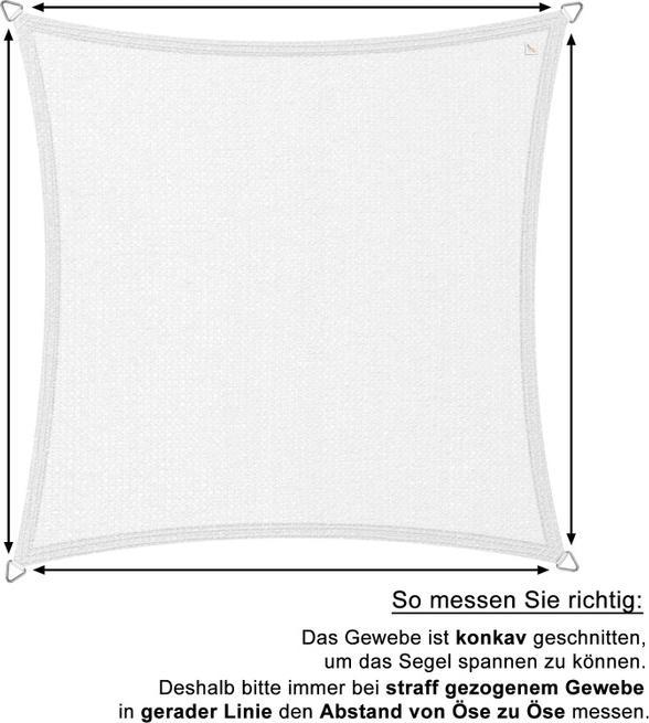 Produktbild Swisshandel24 Sonnensegel Quadrat (7 x 7 m)