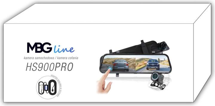 Actual product image MBG Line Video recorder HS900PRO (Built-in microphone, Built-in display, GPS receiver, QHD)