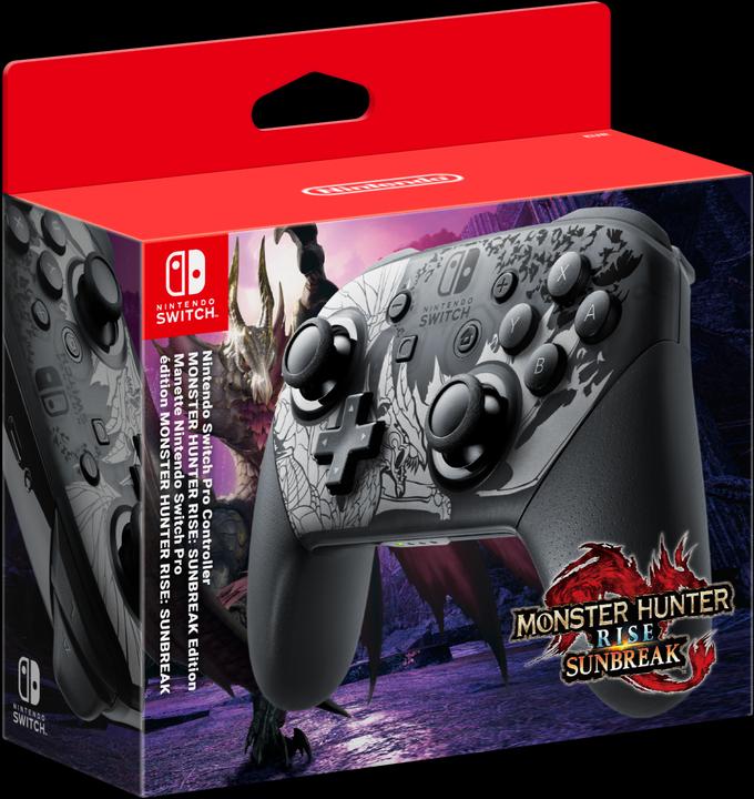 Immagine prodotto Nintendo Controller Pro per Switch - Monster Hunter Rise Sunbreak Edition (Switch)