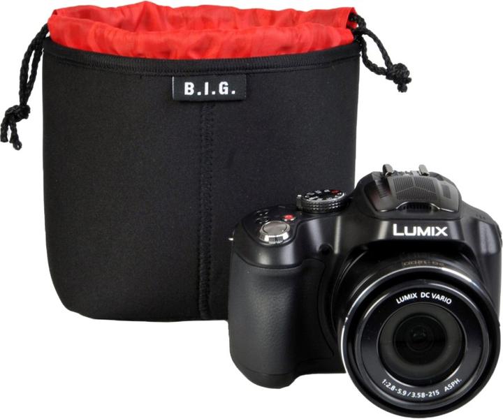 B.I.G. 443038 camera case Pouch case Black, Red (Camera shoulder bag)