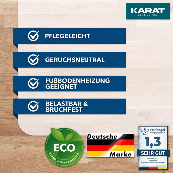 Image du produit Karat Tapis de protection du sol (90 cm x 90 cm)