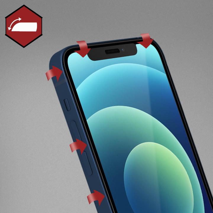 Immagine prodotto 3MK Protezione dello schermo Hardglass Max (1 Pezzo/i, Apple iPhone 12 mini)