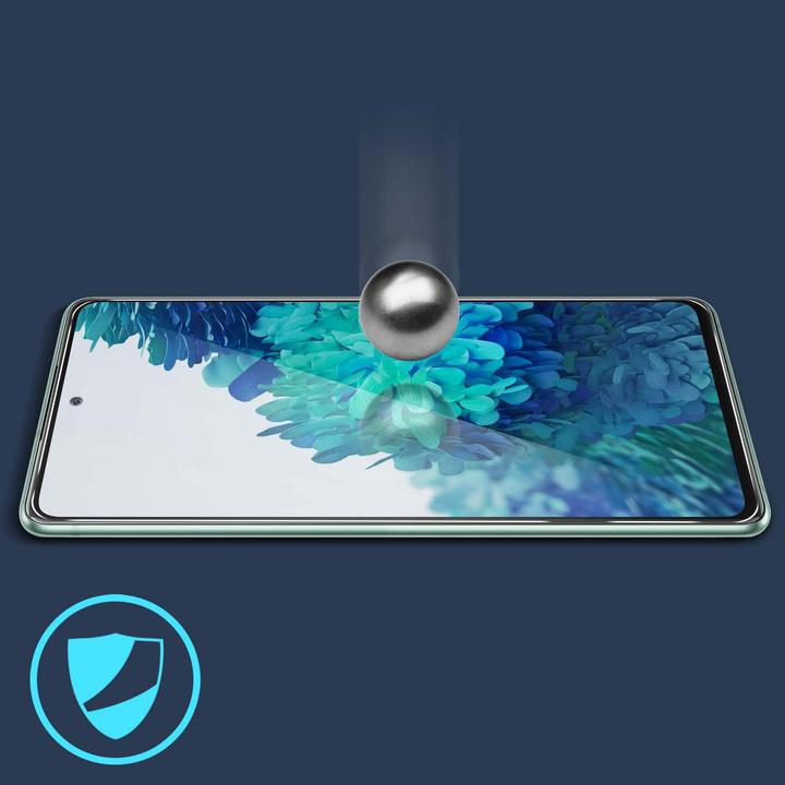 Actual product image Avizar Crystal clear film, glass screen protector (1 Piece, Samsung Galaxy S20 FE)