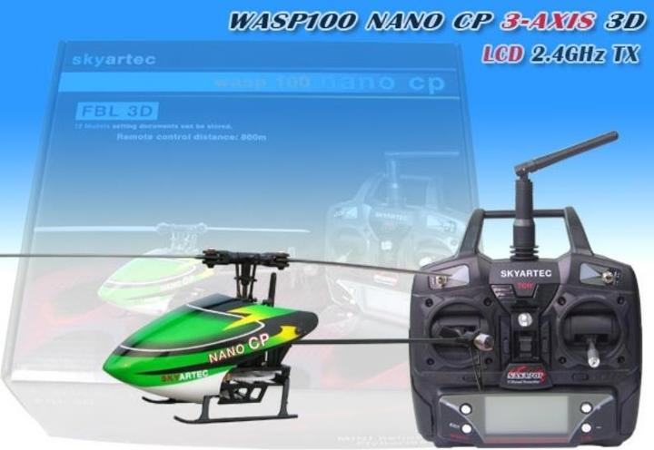 Actual product image Skyartec WASP NANO CP 3D 2.4GHz Brushless RTF