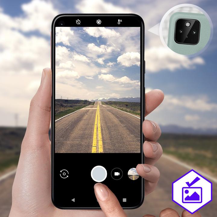 Actual product image Avizar Protective film, rear camera film, camera protection (1 Piece, Google Pixel 5)