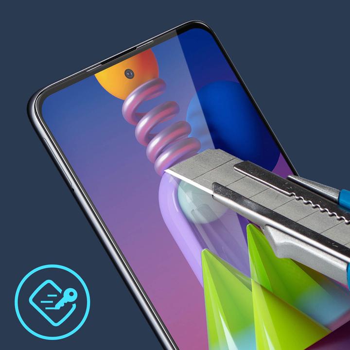 Immagine prodotto Avizar Vetro antiproiettile, pellicola di protezione del vetro, vetro protettivo (1 Pezzo/i, Samsung Galaxy M62)
