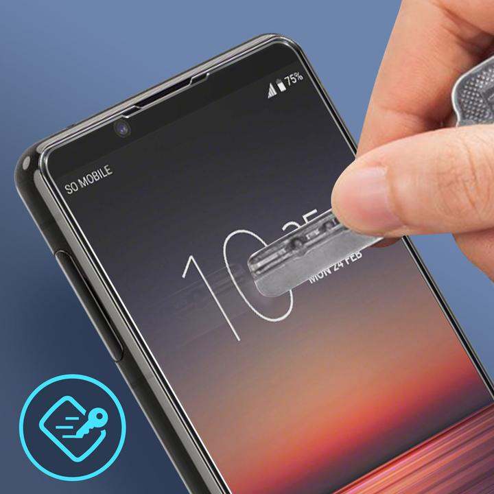 Actual product image Avizar Crystal clear film, glass screen protector (1 Piece, Sony Xperia 5 II)