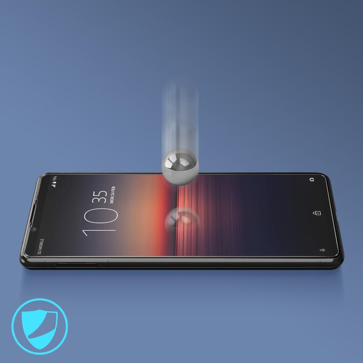 Actual product image Avizar Crystal clear film, glass screen protector (1 Piece, Sony Xperia 5 II)