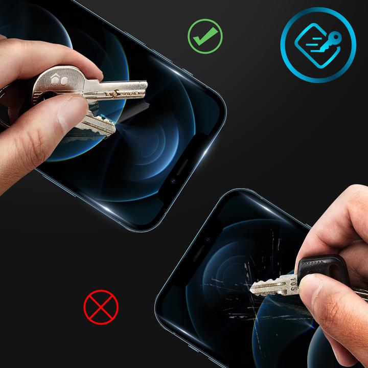 Produktbild Avizar Displayschutzfolie, Case friendly Schutz (1 Stück, Apple iPhone 12 Pro)