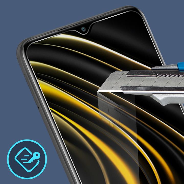 Image du produit Avizar Film clair comme du cristal, protection d'écran en verre (1 pièce(s), Xiaomi Poco M3)