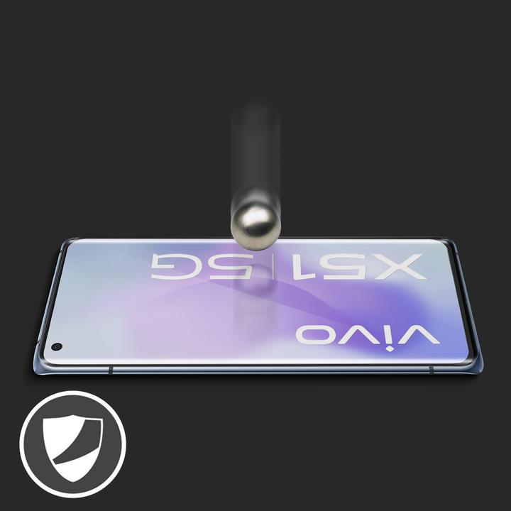 Produktbild Amorus Panzerglas, Glas Schutzfolie, Schutzglas (1 Stück, Vivo X51 5G)
