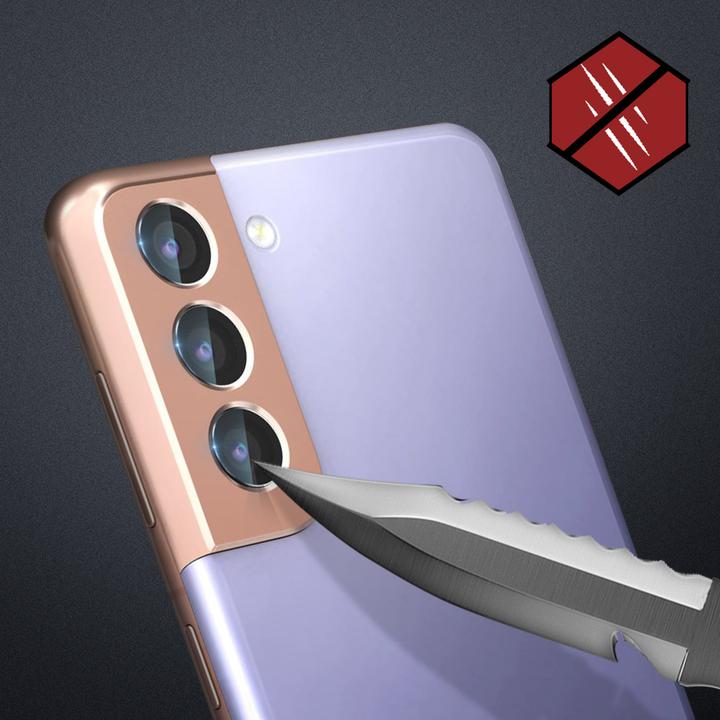 Actual product image 3MK Camera protection glass, camera glass (1 Piece, Samsung Galaxy S21+)