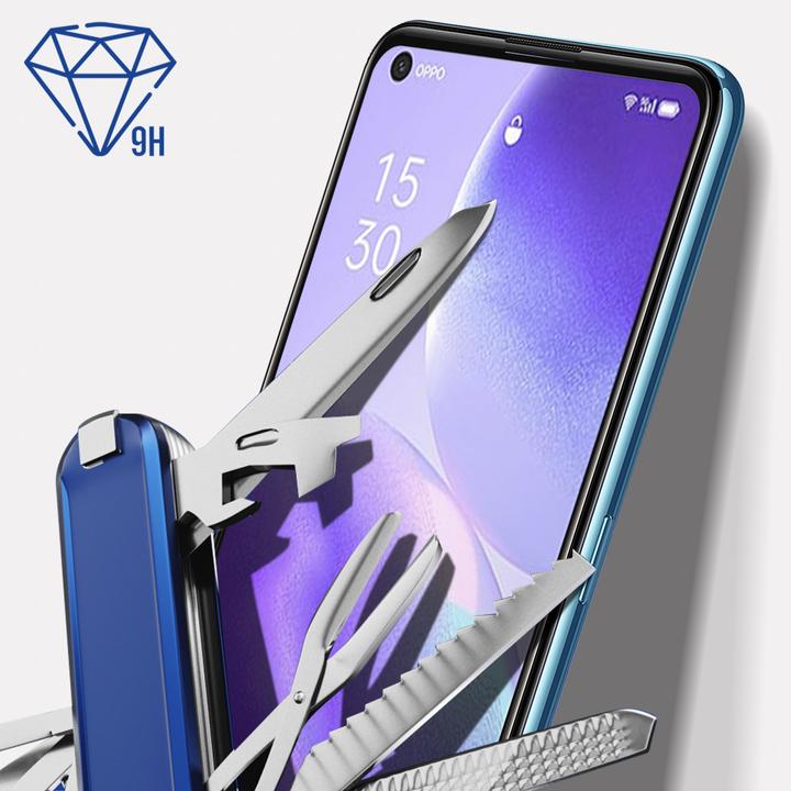 Actual product image 3MK Hardglass Max Lite screen protector (1 Piece, Oppo Reno 5 Pro 5G, Oppo Reno 5 F)