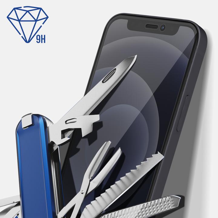 Produktbild 3MK Hardglass Max Privacy Blickschutz Folie (1 Stück, Apple iPhone 12 mini)
