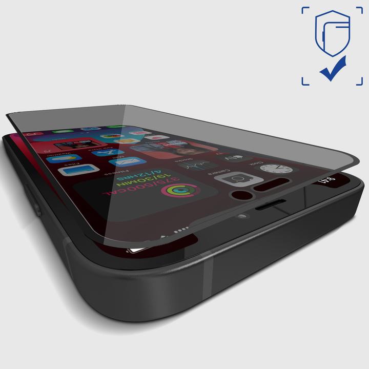 Produktbild 3MK Hardglass Max Privacy Blickschutz Folie (1 Stück, Apple iPhone 12 mini)