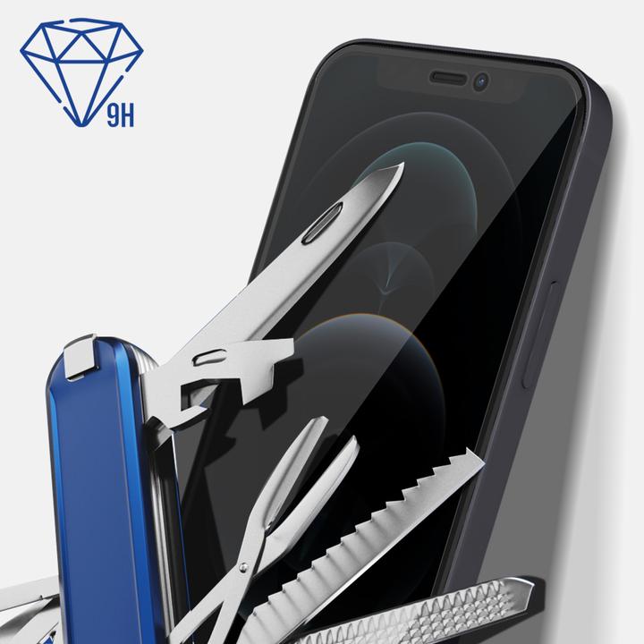 Produktbild 3MK Hardglass Max Privacy Blickschutz Folie (1 Stück, Apple iPhone 12 Pro Max)