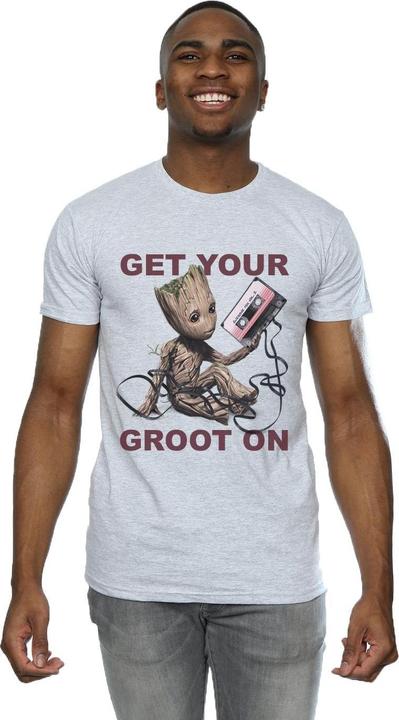 Actual product image Mens Guardians Of The Galaxy Get Your Groot On T-Shirt (L)