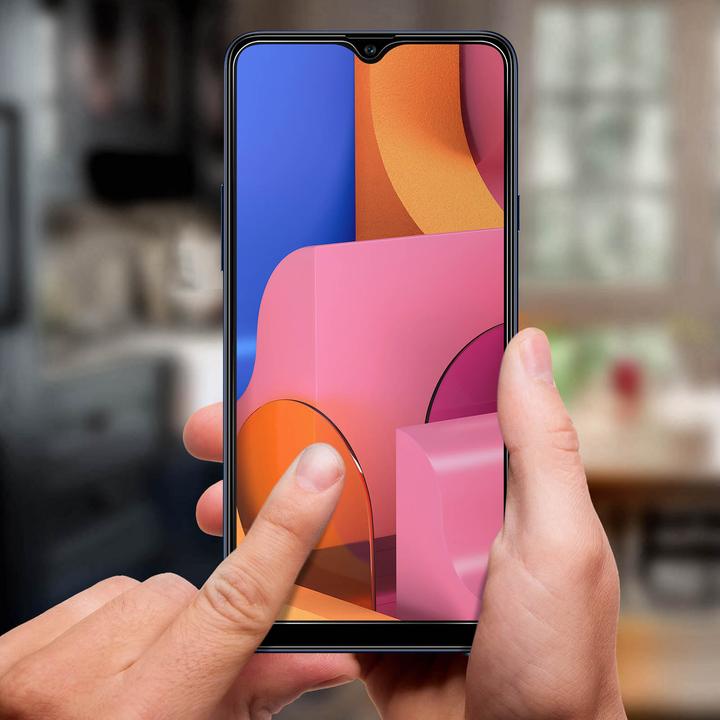 Actual product image Avizar Crystal clear film, glass screen protector (1 Piece, Samsung Galaxy A20s)
