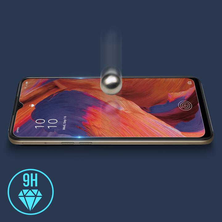 Image du produit Avizar Film clair comme du cristal, protection d'écran en verre (1 pièce(s), Oppo A73)