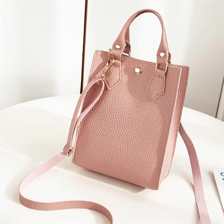 Image du produit Only-Bags.Store Sac à main Mode Simple Grande Capacité Motif Lychee Une épaule Cosmétiques Crossbody