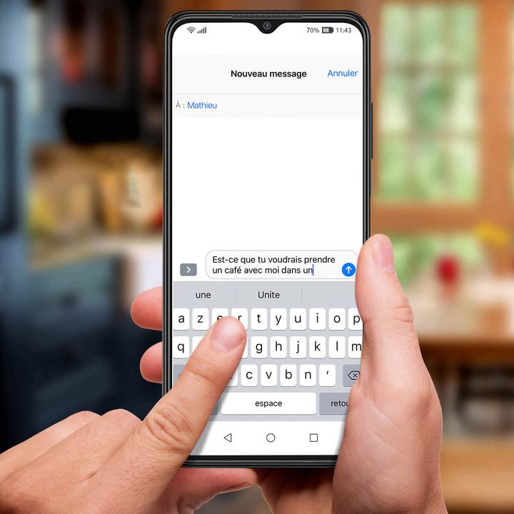 Produktbild Avizar Kristallklare Folie, Glas-Displayschutz (1 Stück, Samsung Galaxy A22 5G)
