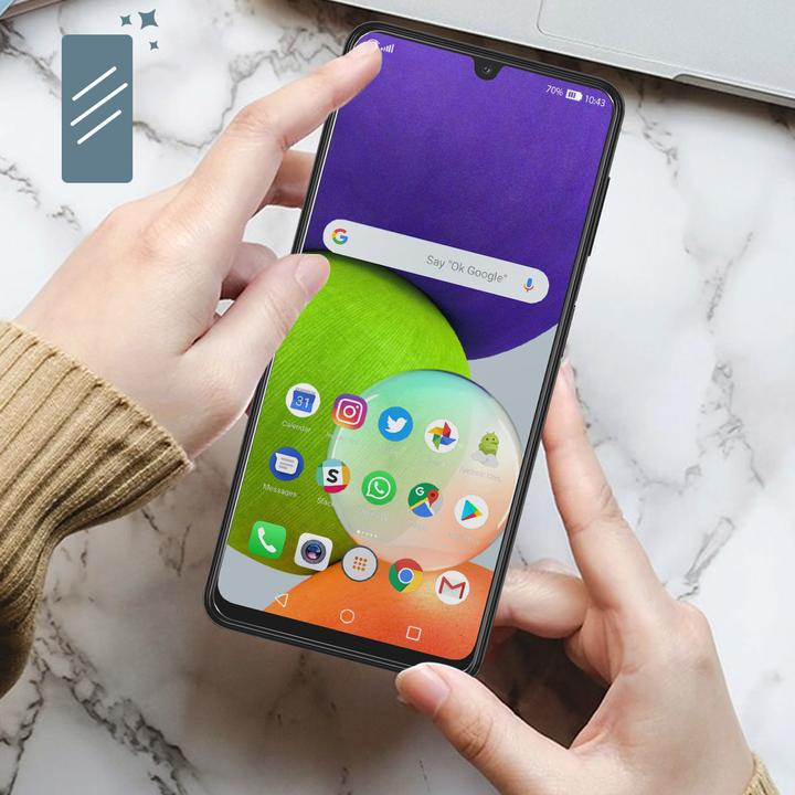 Image du produit Avizar Film clair comme du cristal, protection d'écran en verre (1 pièce(s), Samsung Galaxy M22)