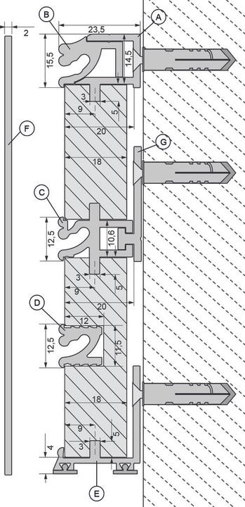 Produktbild OK-Line Profile Wall System (1 Stk.)