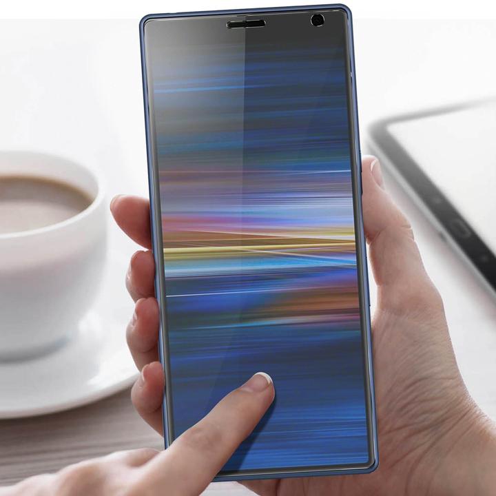 Actual product image Avizar Crystal clear film, glass screen protector (1 Piece, Sony Xperia 10 Plus)