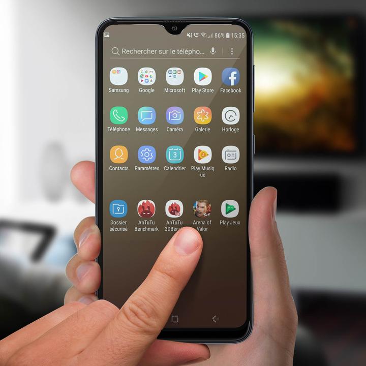 Immagine prodotto Avizar Vetro antiproiettile, pellicola di protezione del vetro, vetro protettivo (1 Pezzo/i, Samsung Galaxy A10)