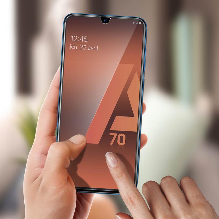 Image du produit Avizar Film clair comme du cristal, protection d'écran en verre (1 pièce(s), Samsung Galaxy A70)