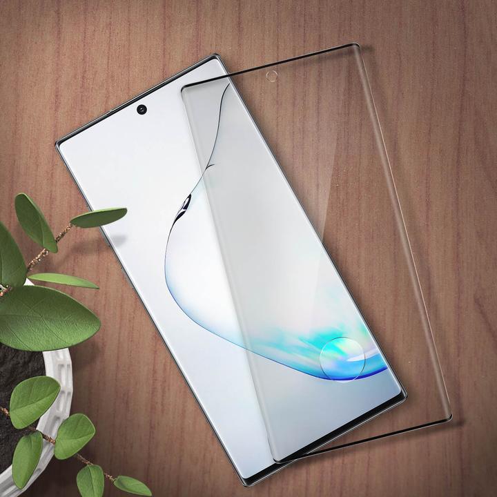 Actual product image Avizar bulletproof glass, glass protective film, protective glass (1 Piece, Samsung Galaxy Note 10+)