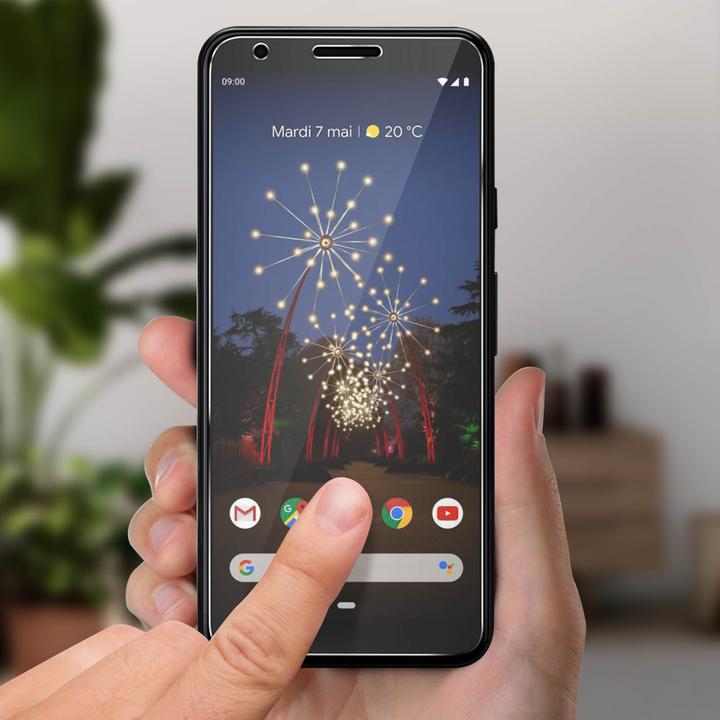 Actual product image Avizar Crystal clear film, glass screen protector (1 Piece, Google Pixel 3a)