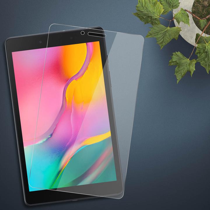 Actual product image Avizar Crystal clear film, glass screen protector (1 Piece, Galaxy Tab A 8.0 (2019))
