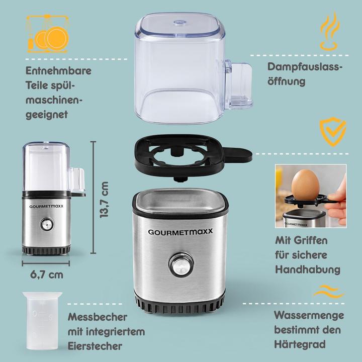 Produktbild Gourmetmaxx Eierkocher 1Ei