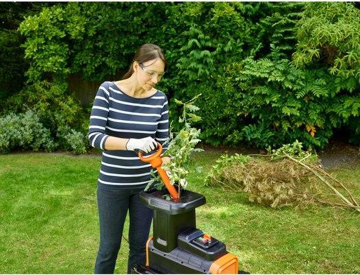 Produktbild Black & Decker Elektro-Leisehäcksler