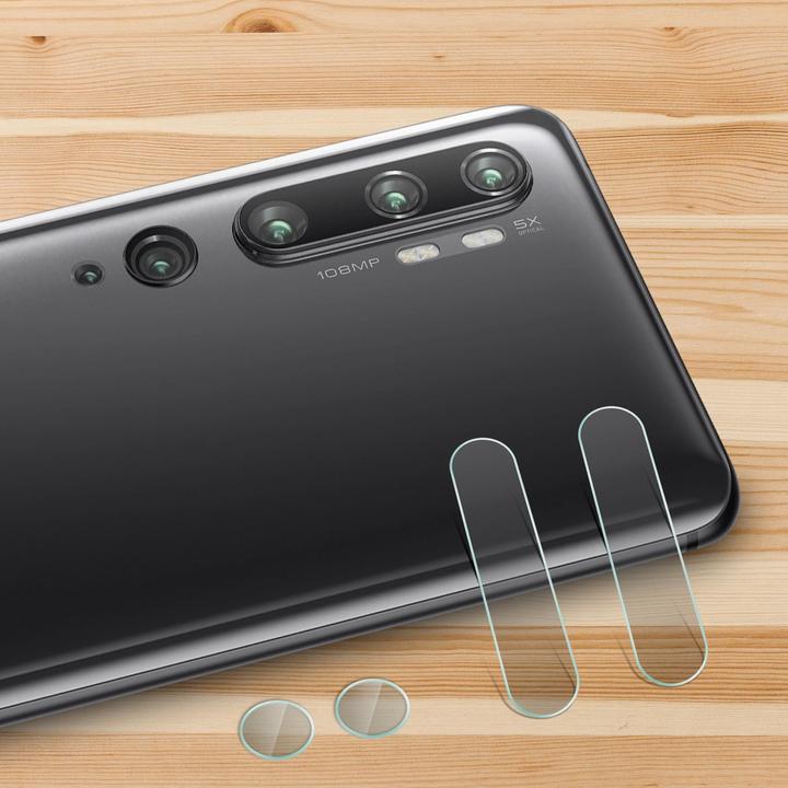 Actual product image Imak Protective film, rear camera film, camera protection (2 Piece, Mi Note 10 Pro)