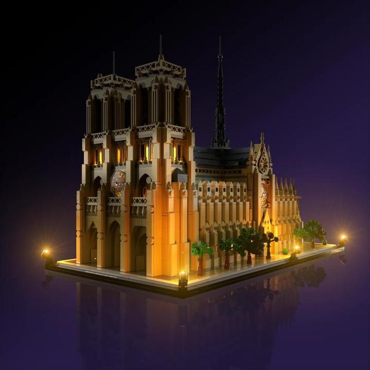 Produktbild Light my bricks LED Licht Set für LEGO 21061 Notre-Dame de Paris