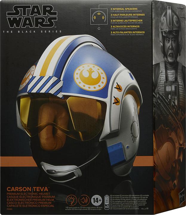 Produktbild Hasbro Star Wars: The Mandalorian Black Series Elektronischer Helm Carson Teva