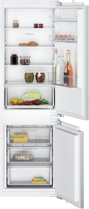 Neff N 30, réfrigérateur-congélateur encastrable avec compartiment congélateur inférieur, 177,2 x 54,1 (260 l)