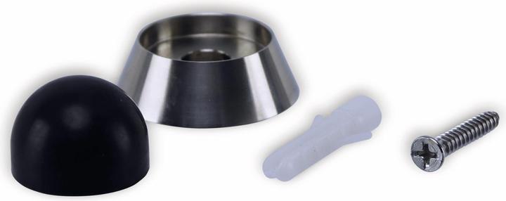 Actual product image Eneroid Stainless steel door stop, wall mounted, Ø 40 mm, height 30 mm
