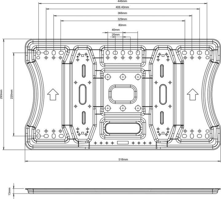 Actual product image Multibrackets Super Slim Tilt & Turn Plus (Wall, 65", 40 kg)
