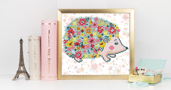 Produktbild Diamond Dotz Original Diamond Painting Set "Blossom" 25 x 23 cm, 3688 Diamant Mosaiksteine, Kreat