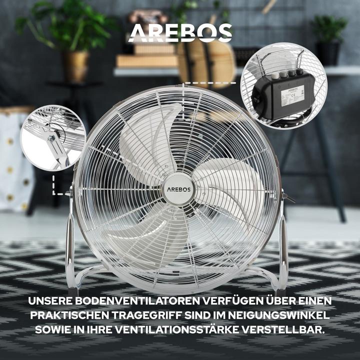 Produktbild Arebos Bodenventilator (65 dB)