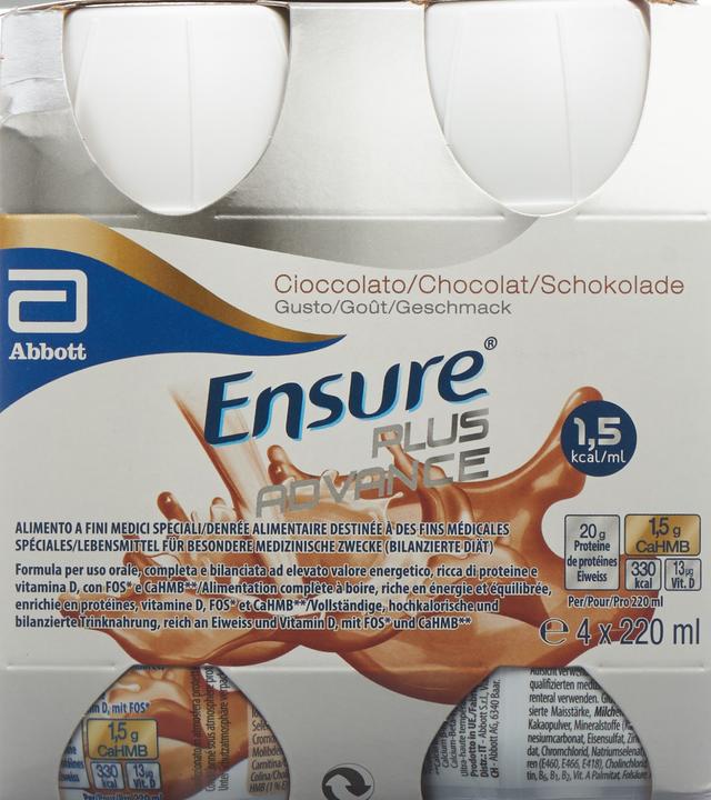 Actual product image AMO Plus Advance Schokolade (Chocolate, 4 pcs., 1095 g)