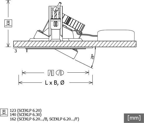 Produktbild LTS LED-Einbaustrahler (3710 lm)