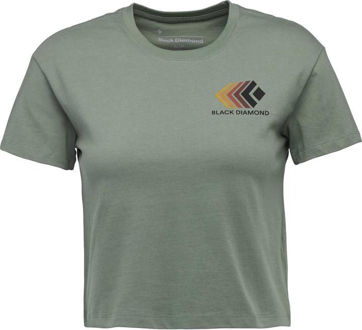 Black Diamond Faded Crop Ss Tee (XL)