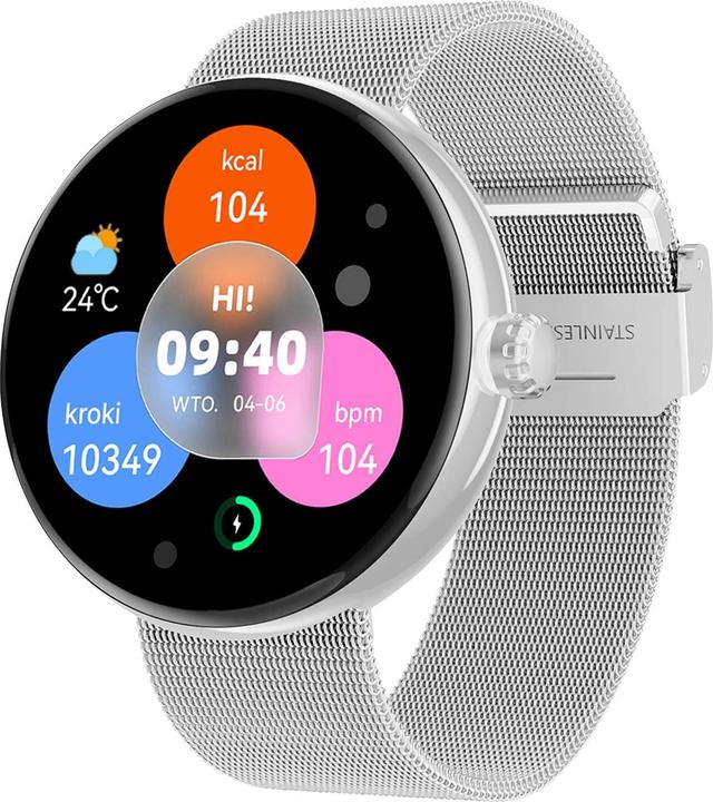 Actual product image Forever smartwatch Forevive 5 SB-365 silver
