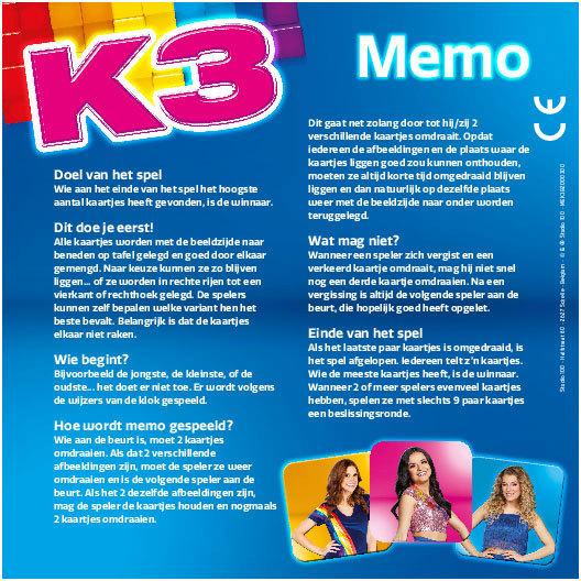 Productafbeelding K3 -Memo (Nederlands)